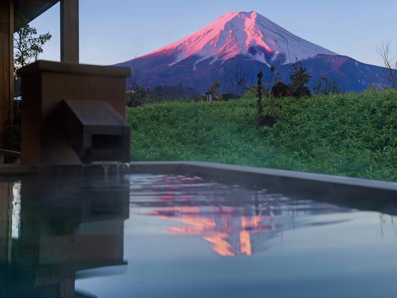Fujisan Onsen Bessho Sasa Hotell Fujiyoshida Eksteriør bilde